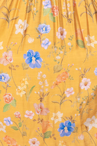 Anna Midi Dress in Marigold