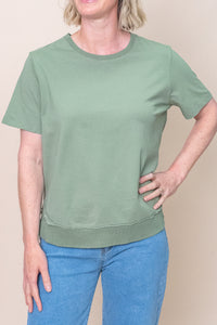 Farrah S/S Tee in Fern Green - Foxwood