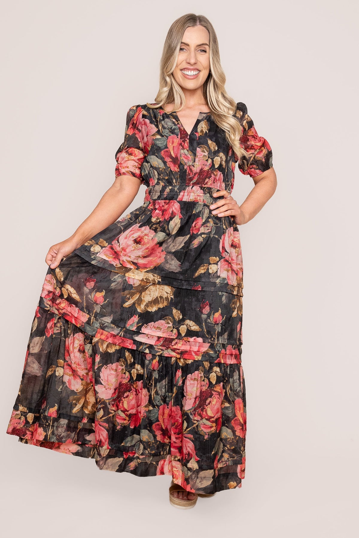 Bree Maxi Dress in Black