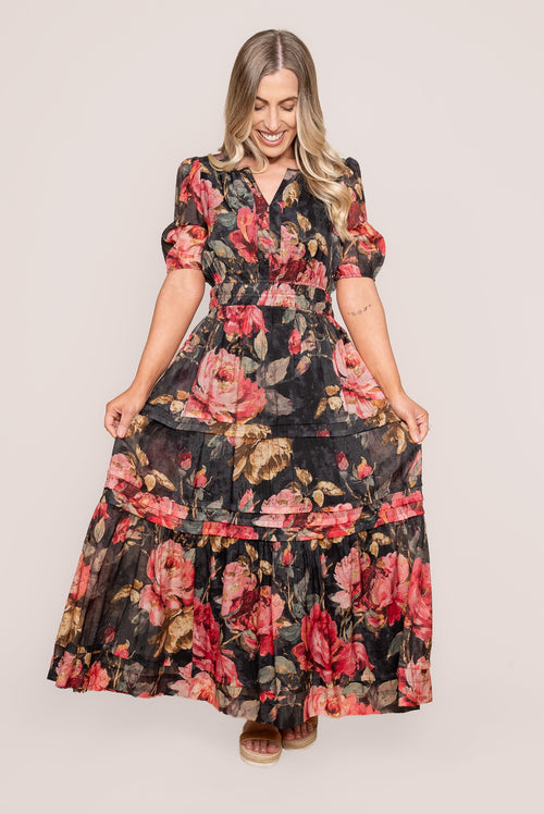 Bree Maxi Dress in Black