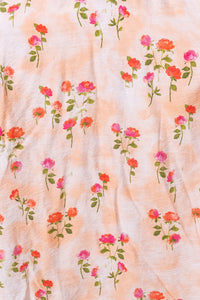 Fawnie Floral Maxi Dress in Peach