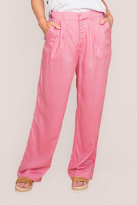 Fern Linen Pants in Orchid - All About Eve