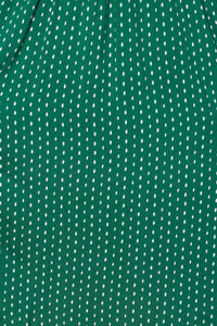 Chelsa Midi Dress in Emerald