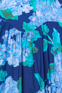 Odette Midi Skirt in Navy