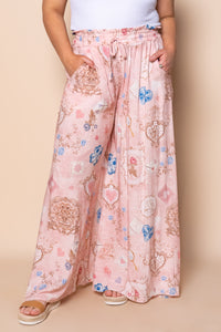 Selma Wide Legged Pants in Pink