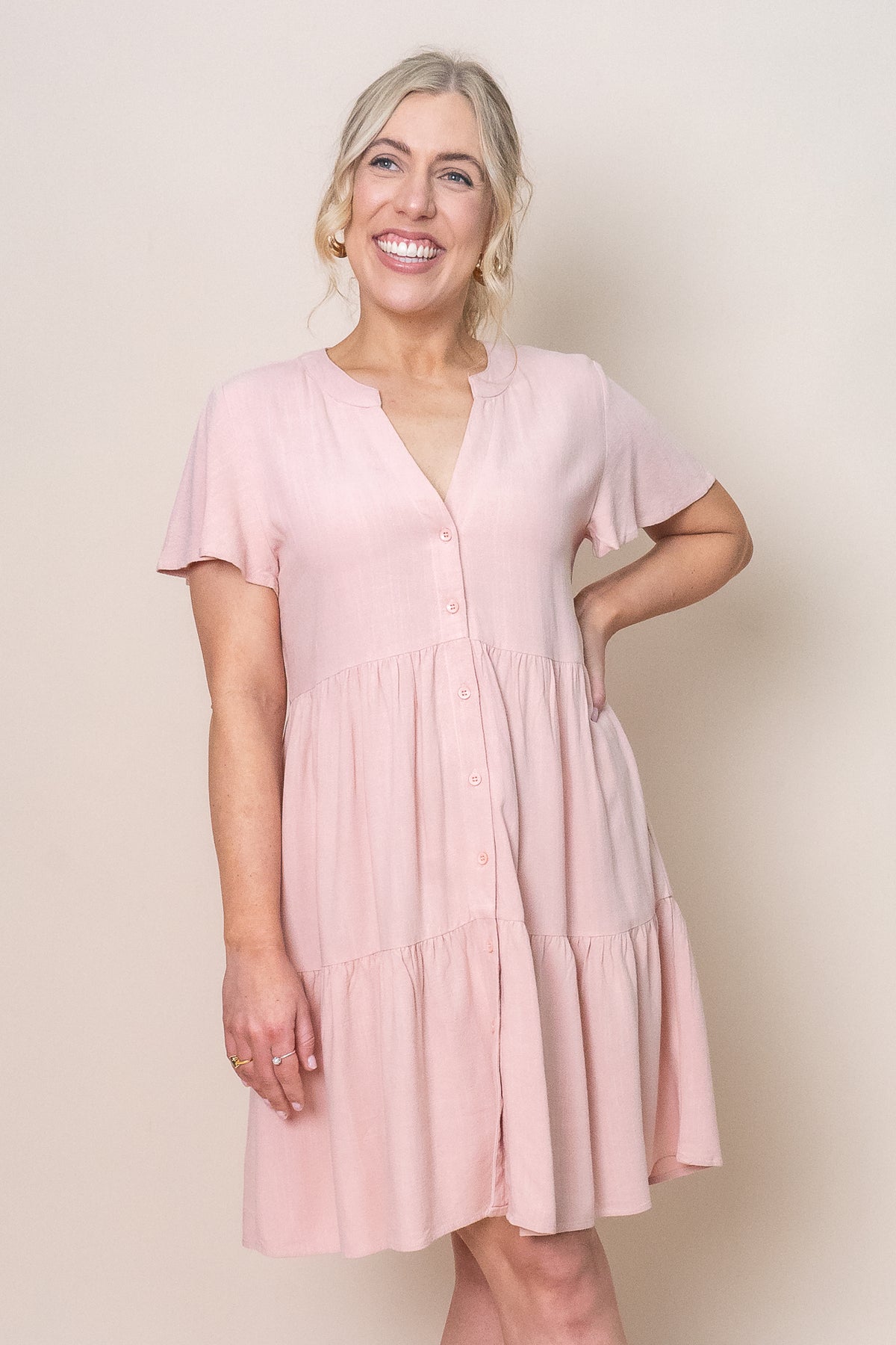 Alfie Dress in Blush