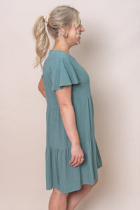 Alfie Dress in Sea Green