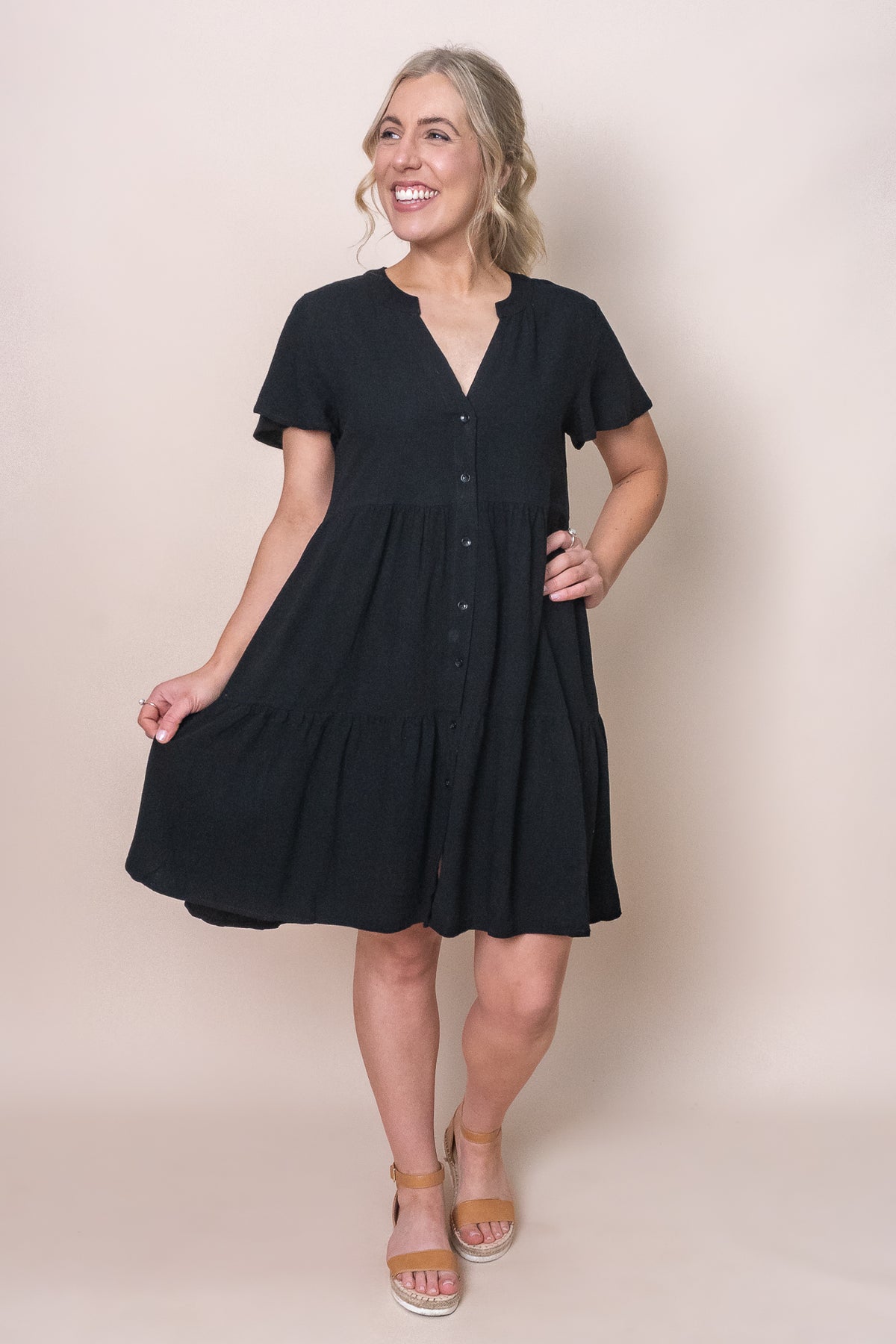 Alfie Dress in Black