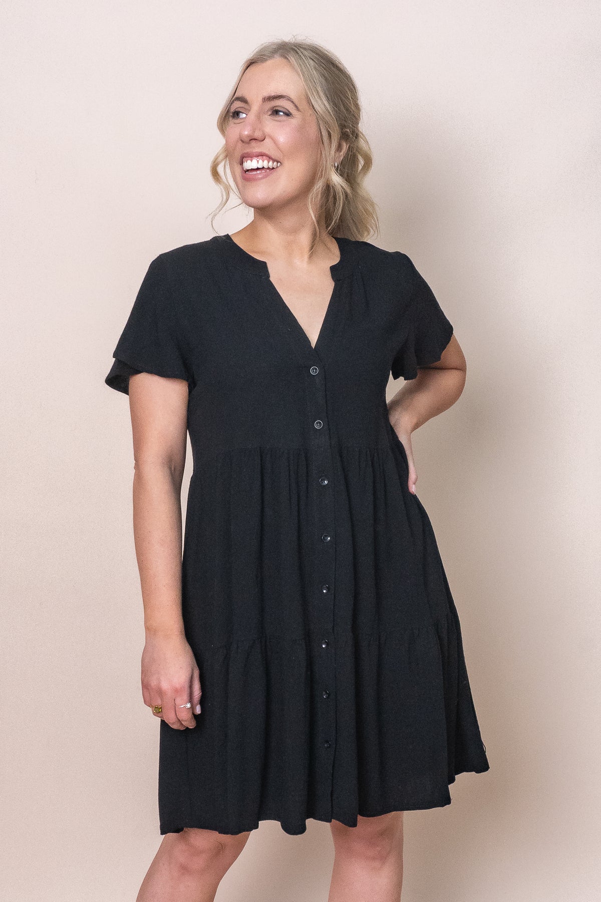 Alfie Dress in Black