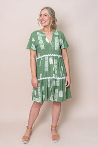 Geraldine Dress in Green