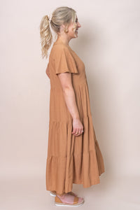 Allanna Dress in Tan