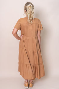 Allanna Dress in Tan