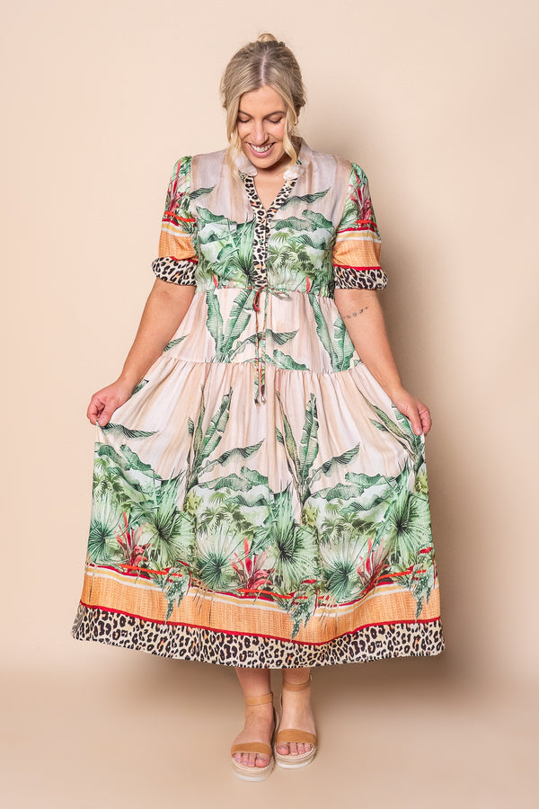 Jesper Midi Dress in Green