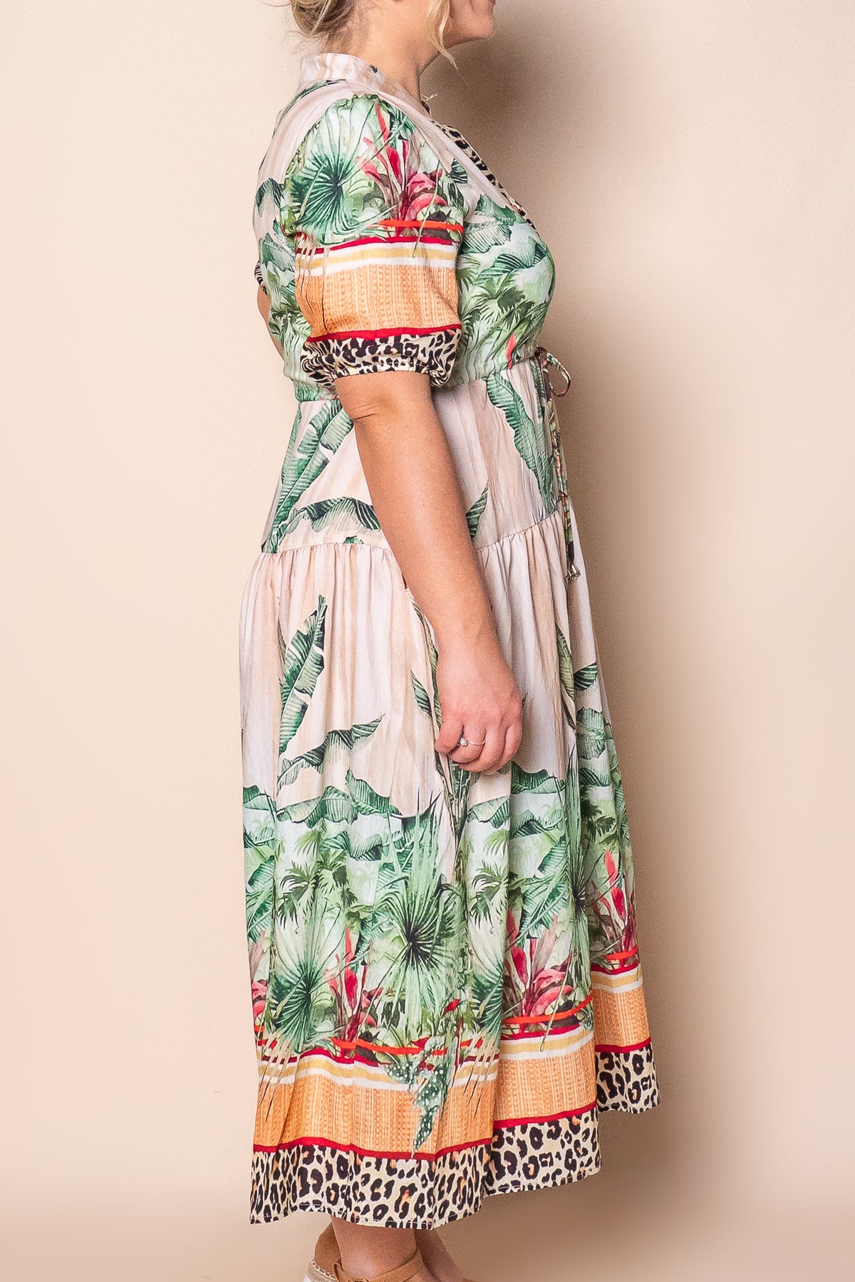 Jesper Midi Dress in Green