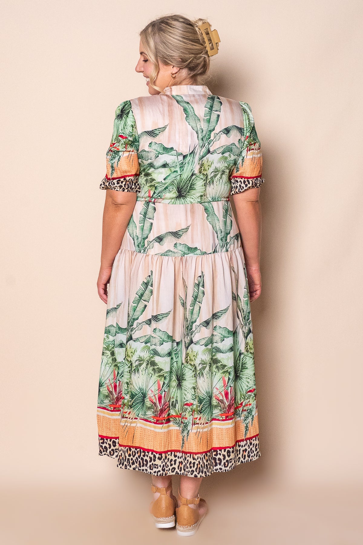 Jesper Midi Dress in Green