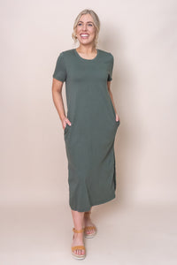 Rhythm Dress in Khaki - Foxwood