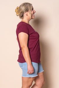 Inbound Tee in Berry - Foxwood