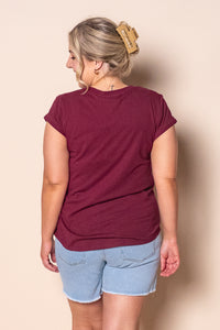 Inbound Tee in Berry - Foxwood