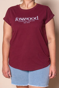 Inbound Tee in Berry - Foxwood