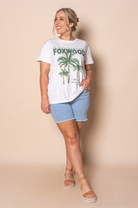 Malibu Tee in Vintage White - Foxwood