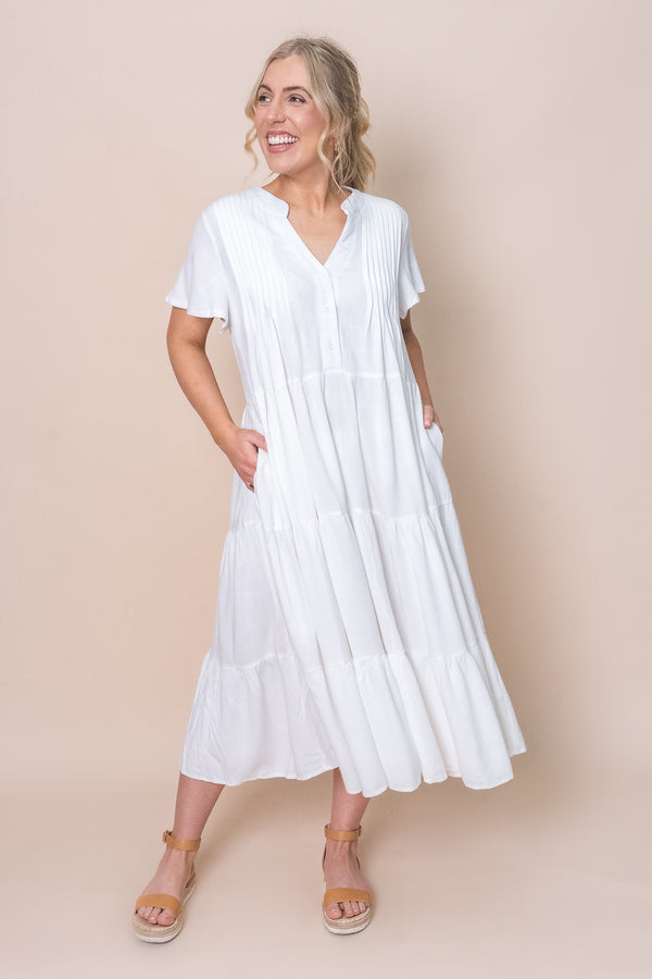 Kellie Dress in White