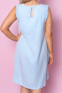 Quinn Dress in Light Blue - Foxwood