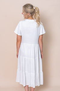 Kellie Dress in White - Final Sale