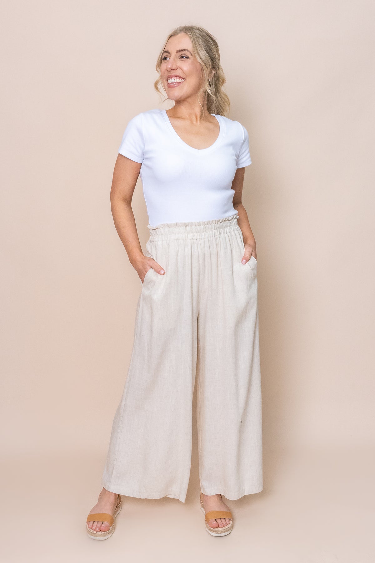 Arianna Pants in Sand