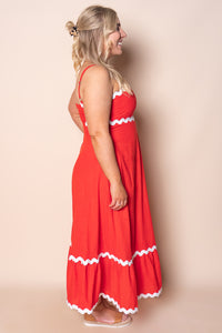 Mira Maxi Dress in Red