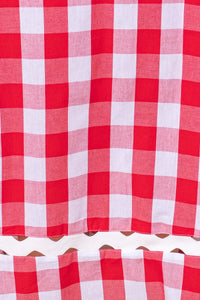 Jovie Midi Dress in Red