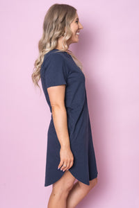 Bay Dress in Dark Sapphire - Foxwood