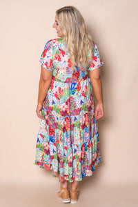 Camilla Midi Dress in Red