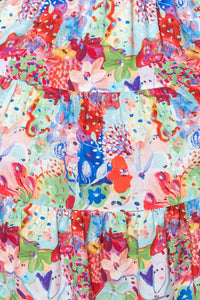 Camilla Midi Dress in Red