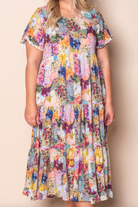 Camilla Midi Dress in Pink