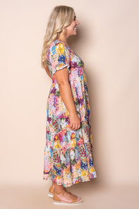 Camilla Midi Dress in Pink