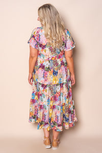 Camilla Midi Dress in Pink