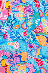 Dita Maxi Dress in Turquoise