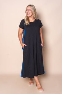 Recovery Dress in Black and Blue - Foxwood