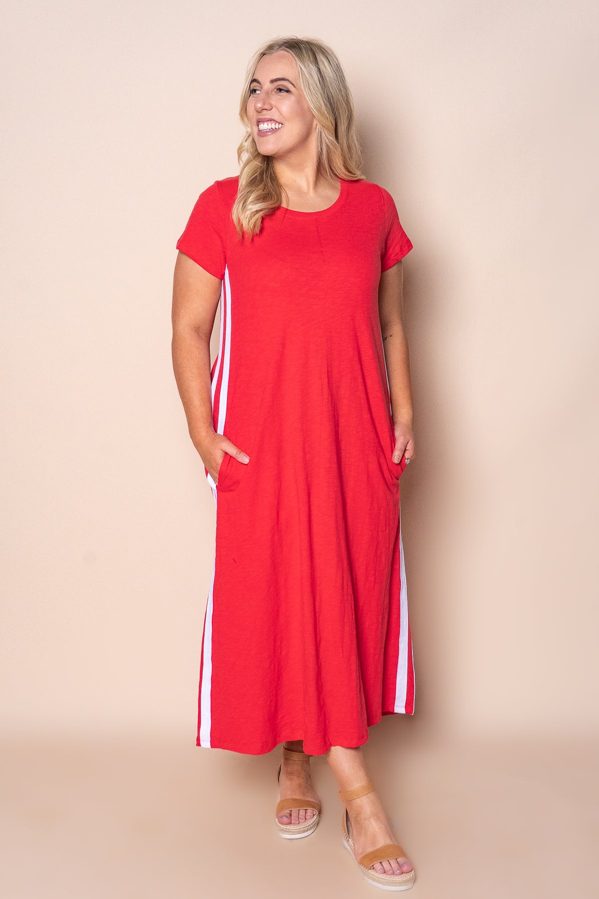 Recovery Dress in Red - Foxwood