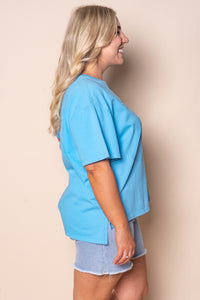 Simplified Tee in Sky - Foxwood