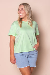 Huntleigh O/S Tee in Mint - Foxwood