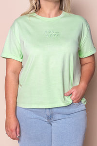 Huntleigh O/S Tee in Mint - Foxwood