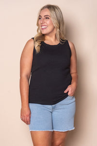 Iris Tank in Black - Foxwood