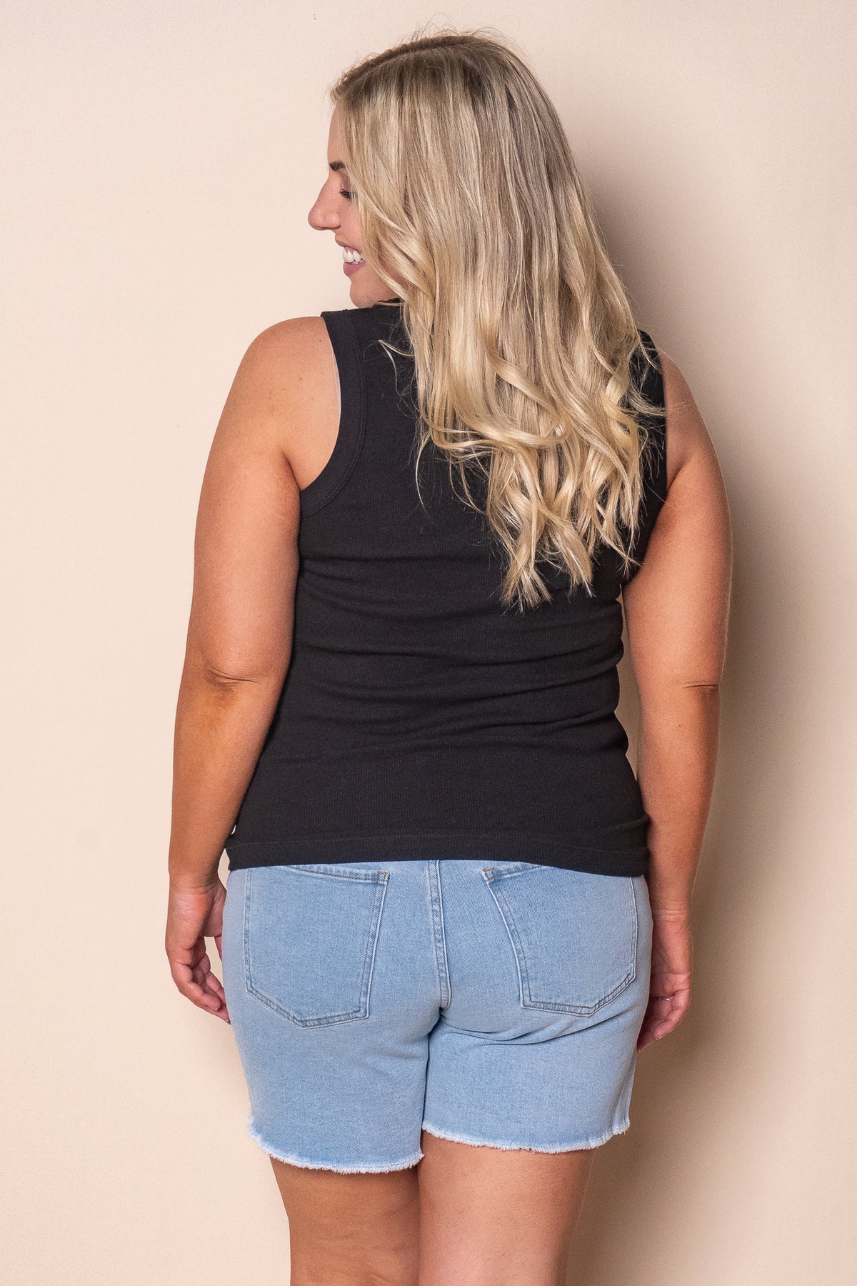 Iris Tank in Black - Foxwood