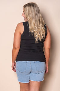 Iris Tank in Black - Foxwood