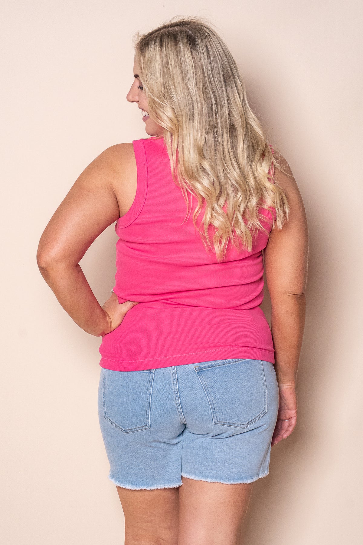 Iris Tank in Hot Pink - Foxwood