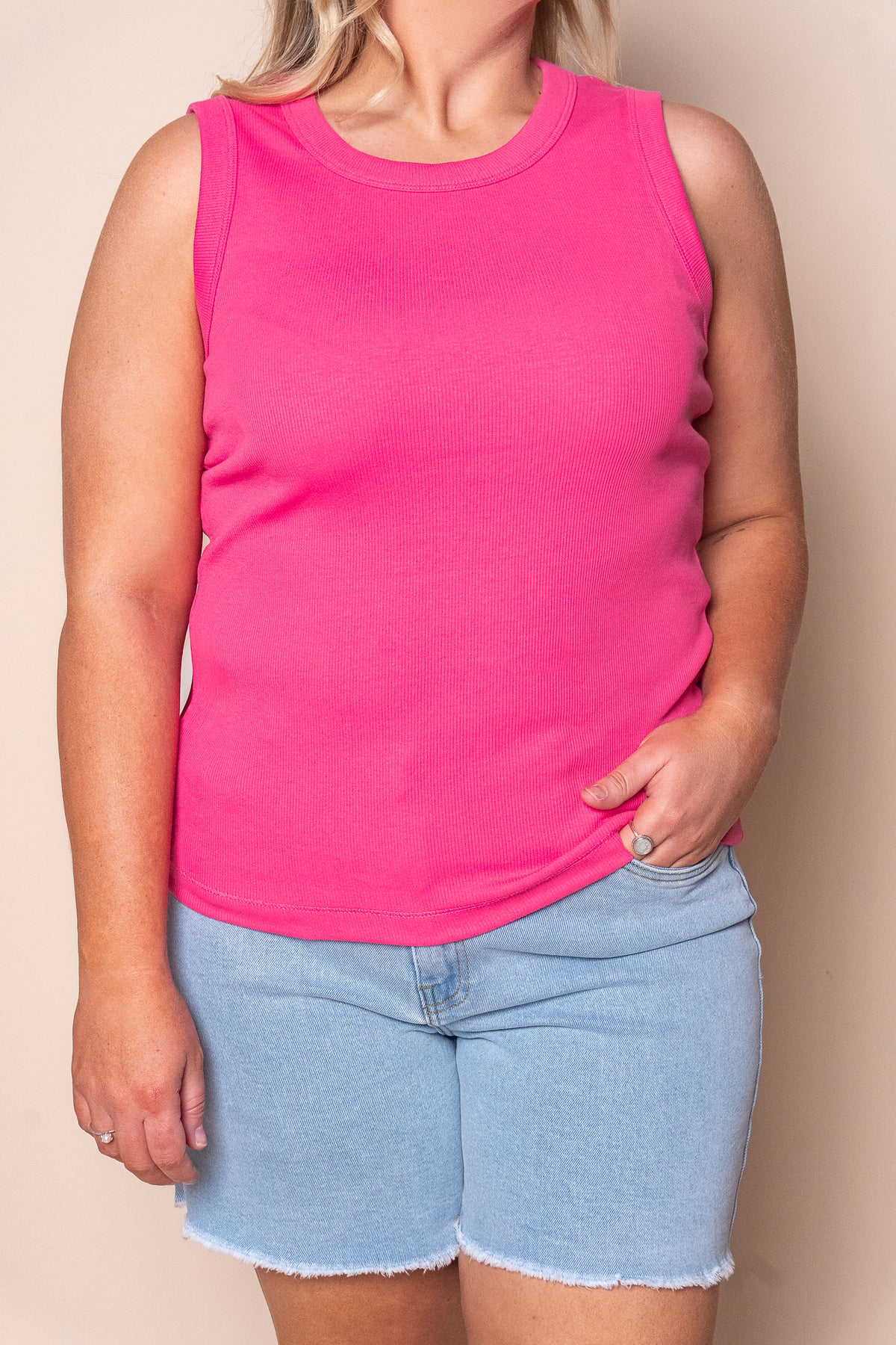 Iris Tank in Hot Pink - Foxwood