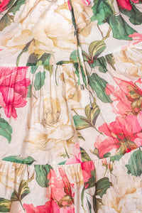 Ginger Floral Dress in Pink Multi