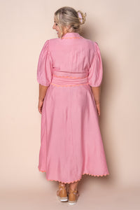 Sherry Midi Dress in Pink