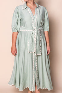 Sherry Midi Dress in Mint